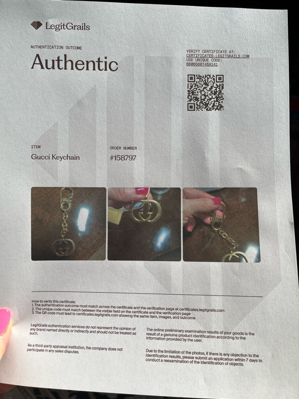 Gucci Gold GG Charm - Picture 9 of 9